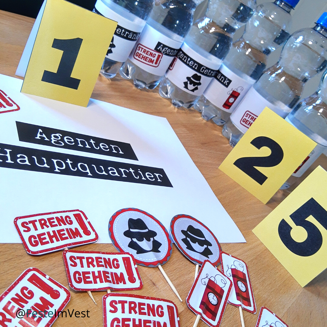 Geheimagenten Party Kit